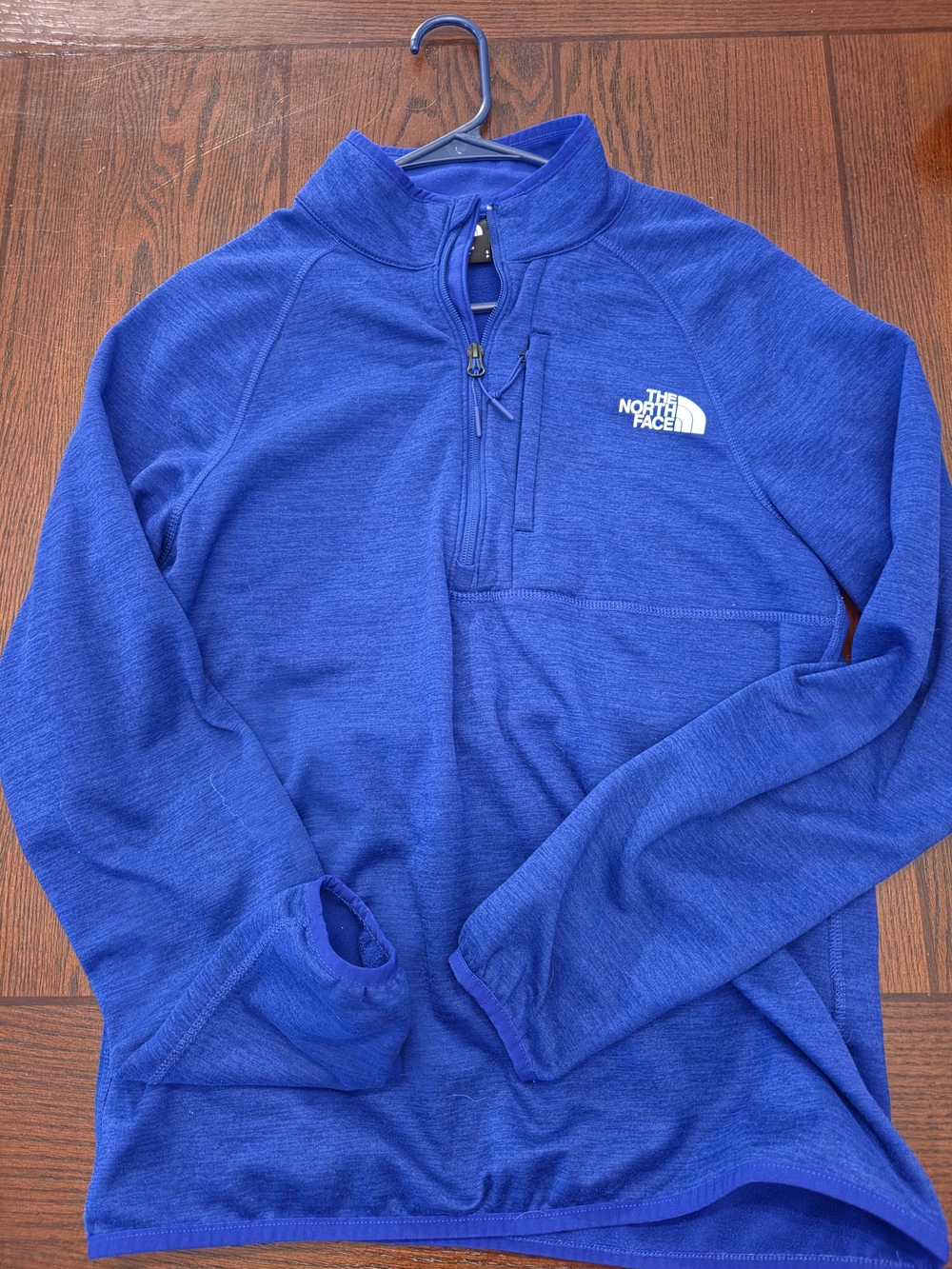 The North Face Men’s Blue Quarter-Zip Fleece Pullover